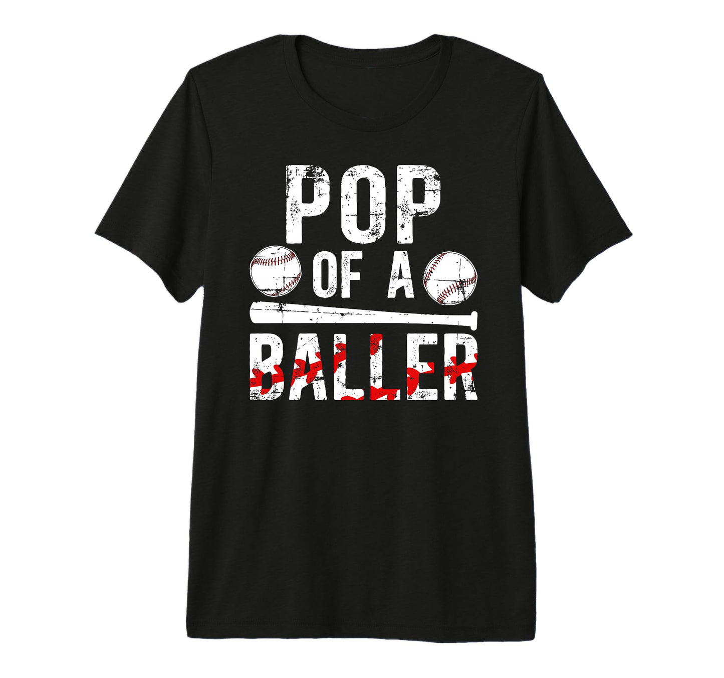 Mens Pop Baller Baseball Pop Baseball T-Shirt - Minimalist Print Unisex - T-Shirt, Sweatshirt, Hoodie