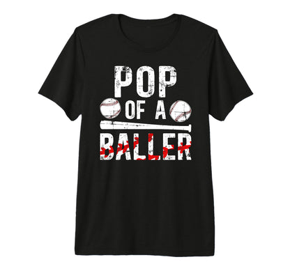 Mens Pop Baller Baseball Pop Baseball T-Shirt - Minimalist Print Unisex - T-Shirt, Sweatshirt, Hoodie