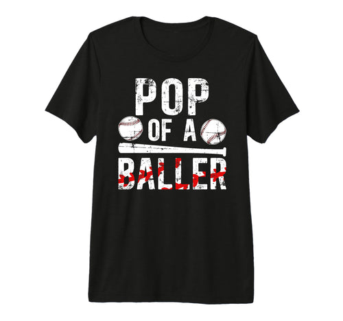 Mens Pop Baller Baseball Pop Baseball T-Shirt - Minimalist Print Unisex - T-Shirt, Sweatshirt, Hoodie