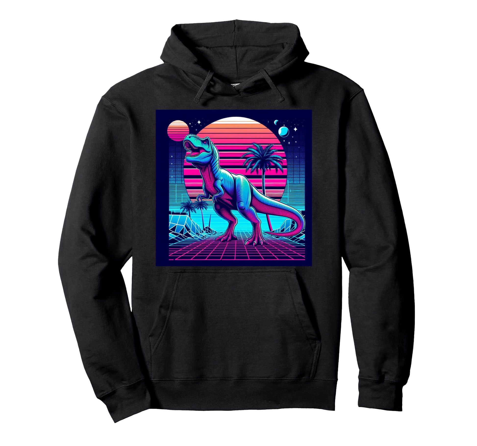 Synthwave Retrowave Vaporwave Outrun Hoodie - Novelty Apparel for Adults - T-Shirt, Sweatshirt, Hoodie