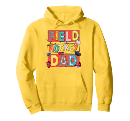 Hockey Dad Hockey Lover Biggest Fan Hoodie - Trendy Graphic for Adults - T-Shirt, Sweatshirt, Hoodie