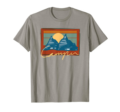 Summer Mountains Outdoor Gorpcore T-Shirt - Custom Art Print Men Women - T-Shirt, Sweatshirt, Hoodie