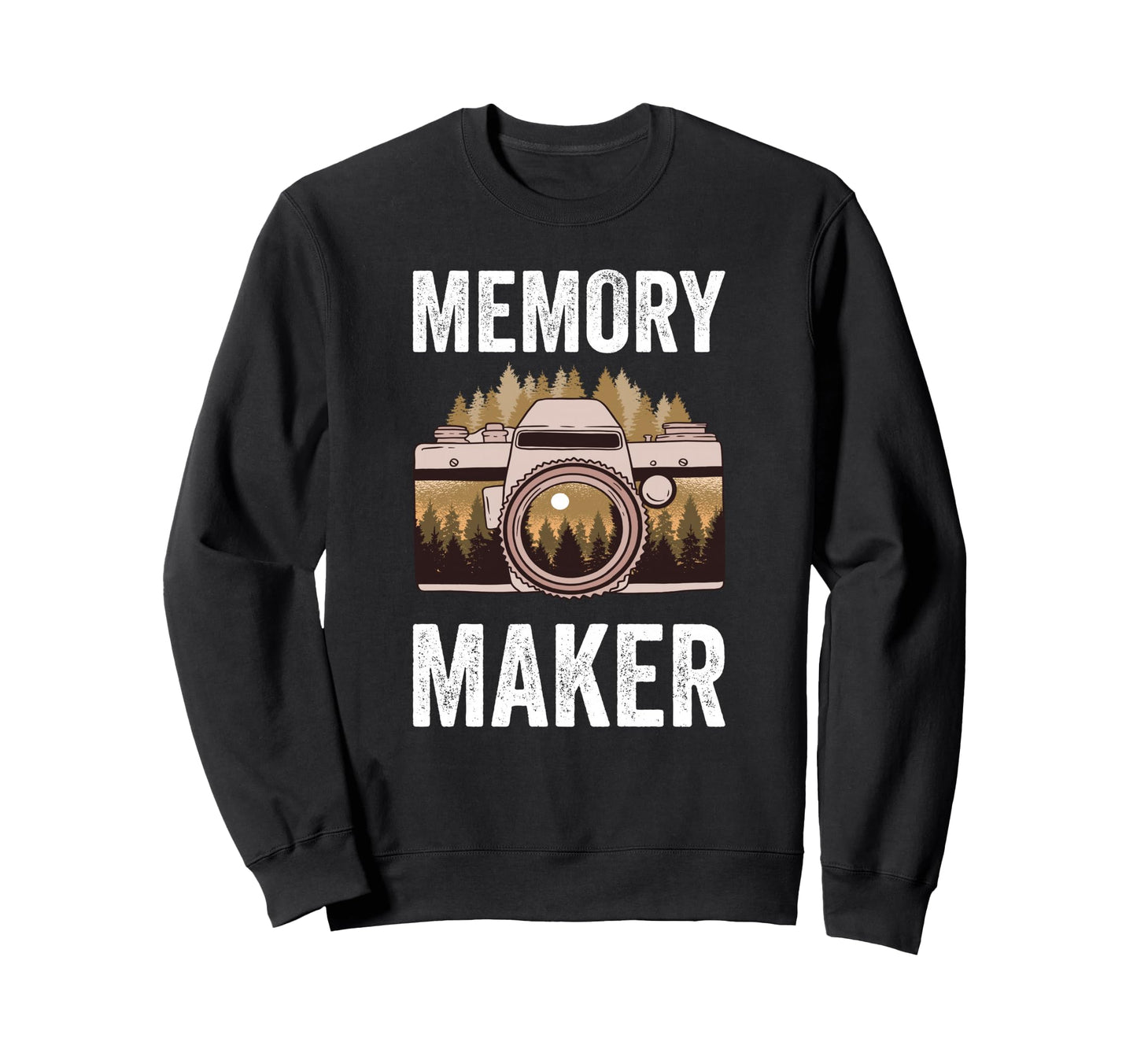 Memory Maker Photography Camera Sweatshirt - Unique Graphic Men Women - T-Shirt, Sweatshirt, Hoodie