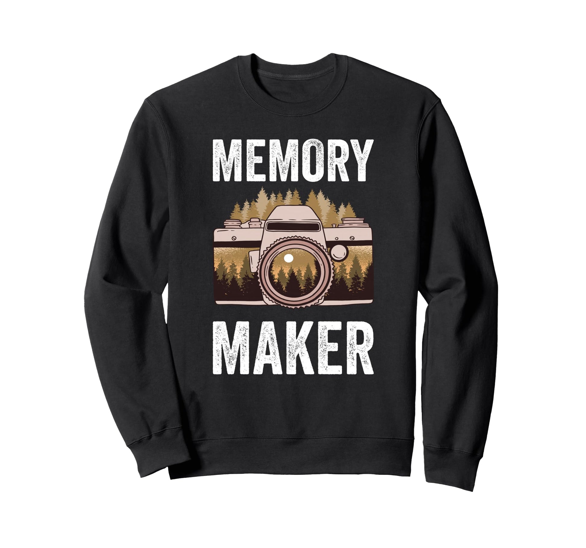 Memory Maker Photography Camera Sweatshirt - Unique Graphic Men Women - T-Shirt, Sweatshirt, Hoodie