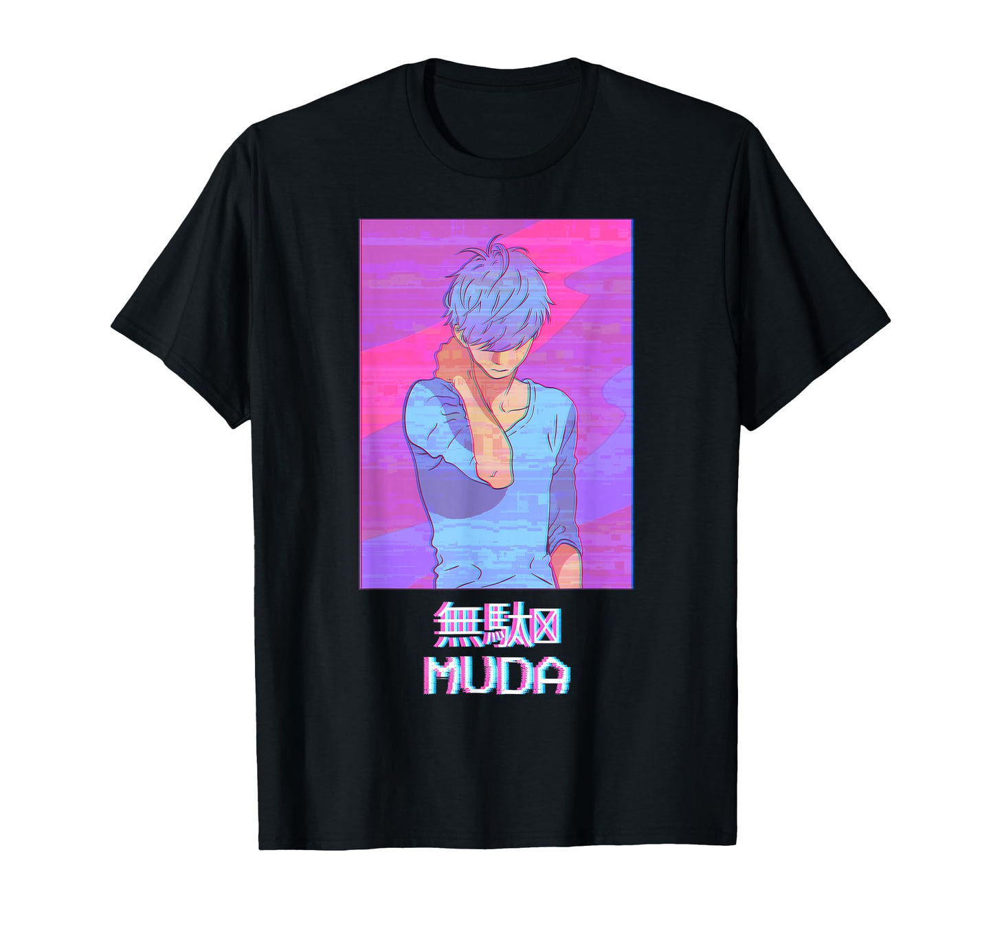 Anime Japanese Vaporwave Aesthetic T-Shirt - Custom Art Print Men Women - T-Shirt, Sweatshirt, Hoodie