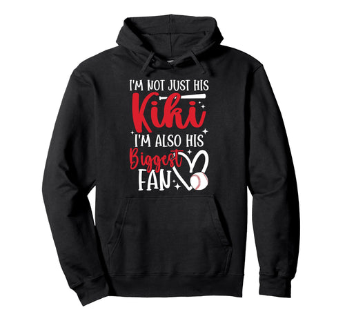 His Biggest Fan Baseball Kiki Hoodie - Fun Novelty Design Men Women - T-Shirt, Sweatshirt, Hoodie