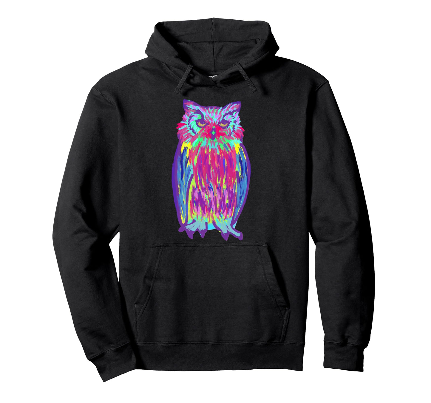 Wild Aesthetic Grumpy Owl Funny Owl Hoodie - Minimalist Print Unisex - T-Shirt, Sweatshirt, Hoodie