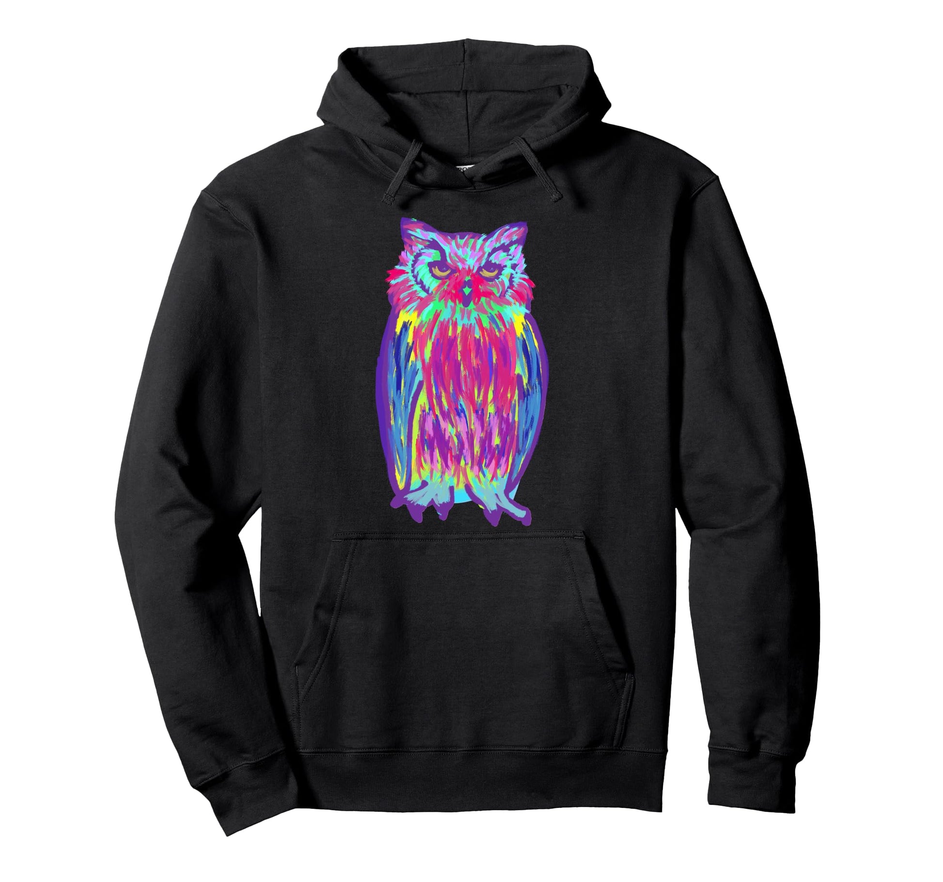 Wild Aesthetic Grumpy Owl Funny Owl Hoodie - Minimalist Print Unisex - T-Shirt, Sweatshirt, Hoodie