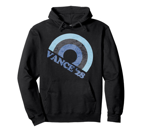 Vance 2028 Blue Rainbow Republican Hoodie - Novelty Apparel Unisex - T-Shirt, Sweatshirt, Hoodie