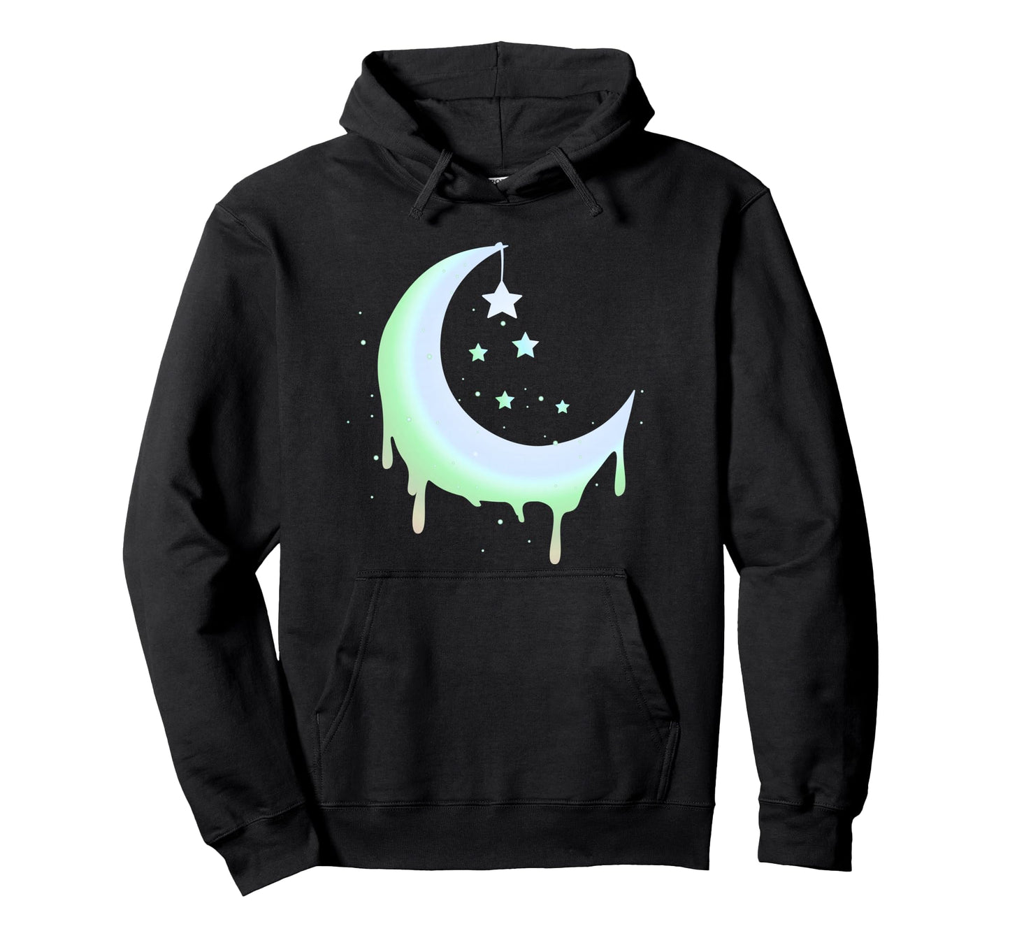 Pastel Moon Goth Vaporwave Hoodie - Minimalist Print Unisex - T-Shirt, Sweatshirt, Hoodie