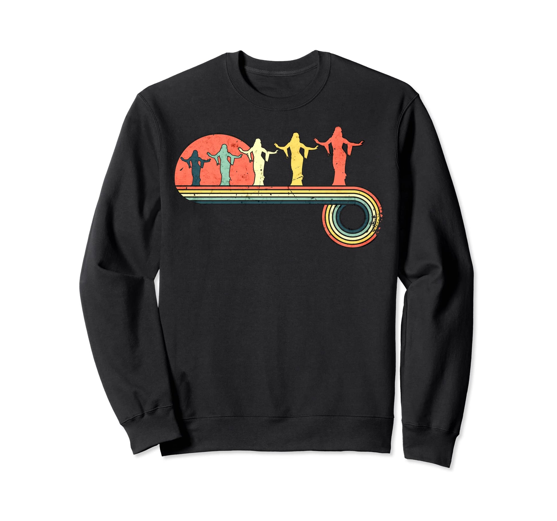 Belly Dance Sunset Rainbow Sweatshirt - Graphic Print Men Women - T-Shirt, Sweatshirt, Hoodie