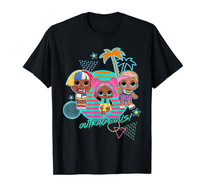 L O L Surprise Neon Vaporwave Beach T-Shirt - Custom Art Print Unisex - T-Shirt, Sweatshirt, Hoodie