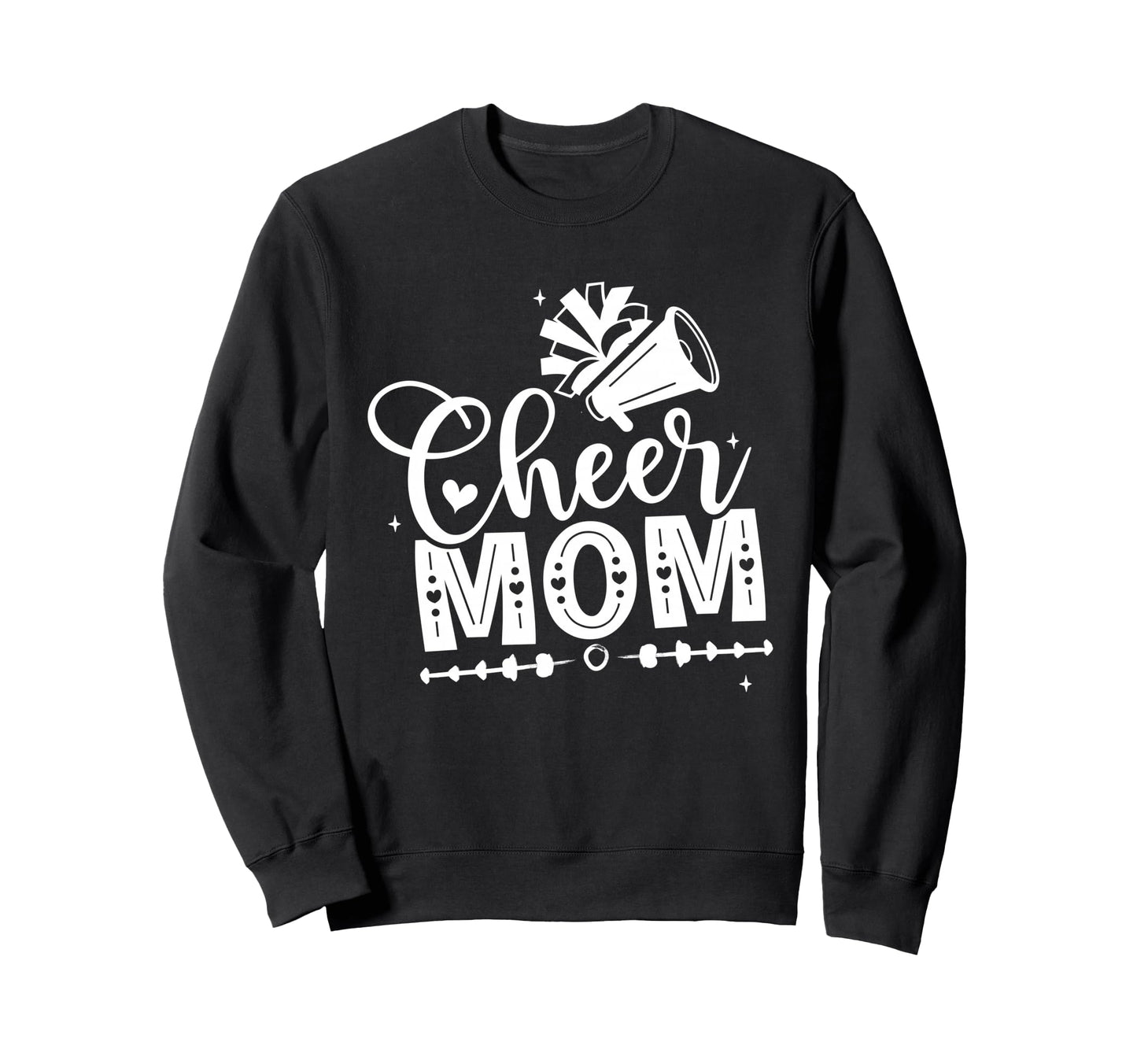 Cheer Mom Sports Mom Game Day Outfits Sweatshirt - Trendy Graphic Unisex - T-Shirt, Sweatshirt, Hoodie