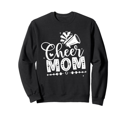 Cheer Mom Sports Mom Game Day Outfits Sweatshirt - Trendy Graphic Unisex - T-Shirt, Sweatshirt, Hoodie