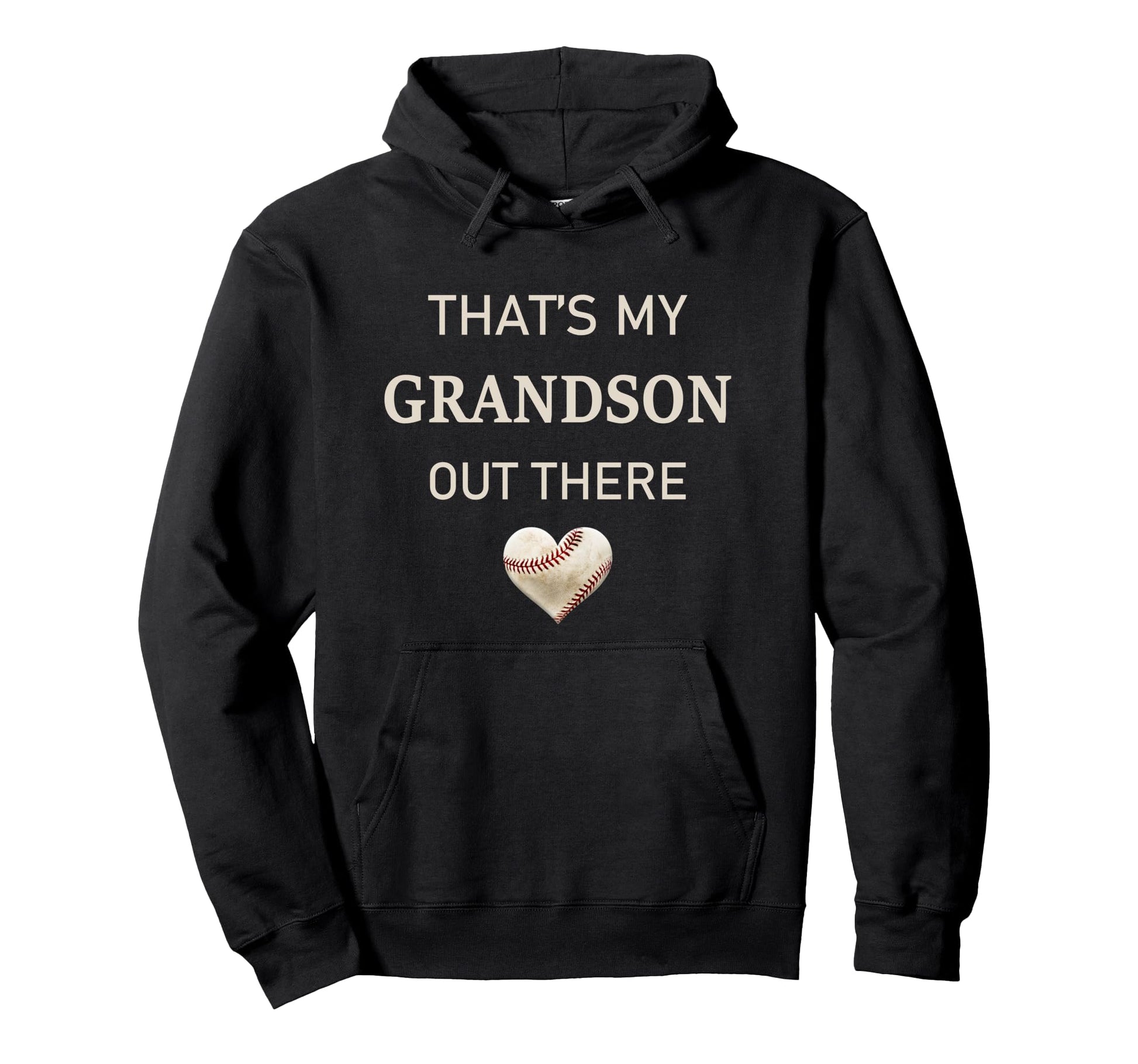 Baseball Grandpa Gift Thats My Grandson Hoodie - Trendy Graphic Men Women - T-Shirt, Sweatshirt, Hoodie