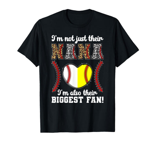 Their Biggest Fan Nana Softball T-Shirt - Casual Everyday Wear for Adults - T-Shirt, Sweatshirt, Hoodie