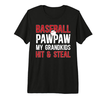 Mens Baseball Pawpaw Funny Pawpaw T-Shirt - Trendy Graphic Men Women - T-Shirt, Sweatshirt, Hoodie