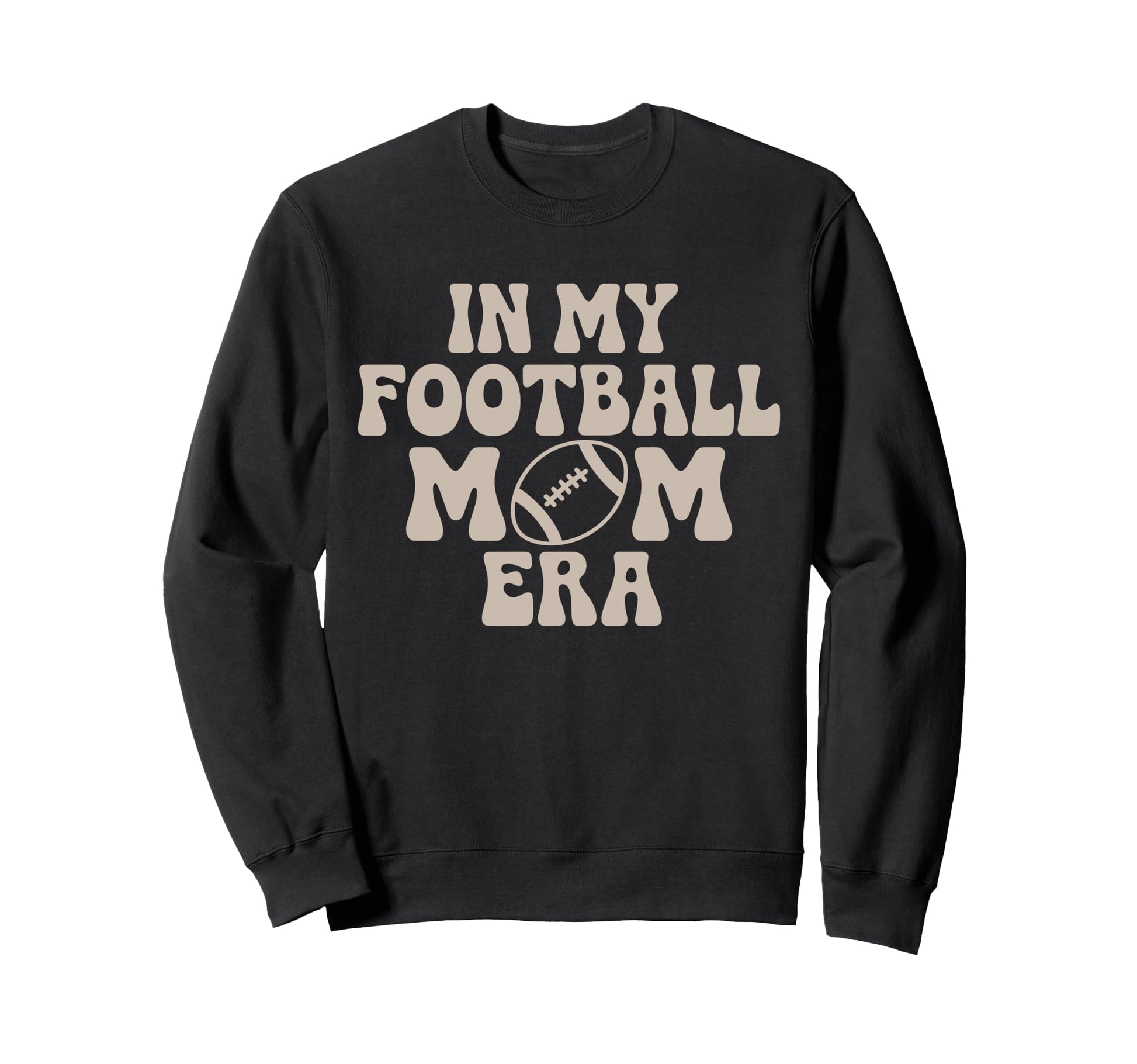 My Football Mom Era Groovy Sweatshirt - Novelty Apparel for Adults - T-Shirt, Sweatshirt, Hoodie