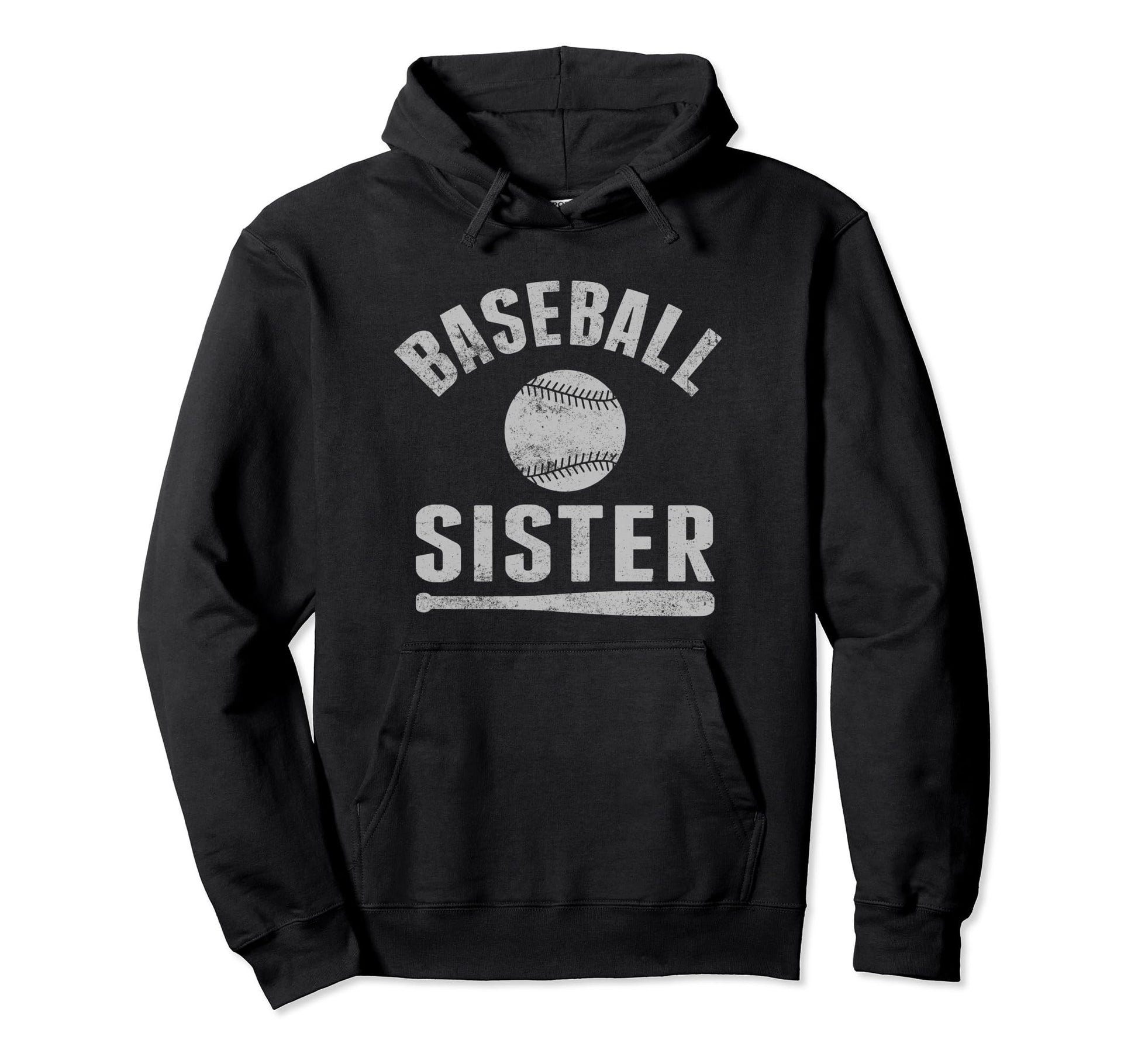 Baseball Player Sister Baseball Hoodie - Custom Art Print for Adults - T-Shirt, Sweatshirt, Hoodie