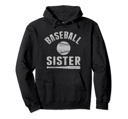 Baseball Player Sister Baseball Hoodie - Custom Art Print for Adults - T-Shirt, Sweatshirt, Hoodie