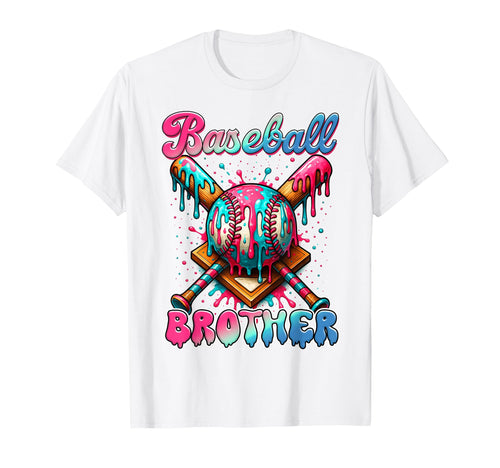 Baseball Brother Game Day Vibes Ice T-Shirt - Trendy Graphic Men Women - T-Shirt, Sweatshirt, Hoodie