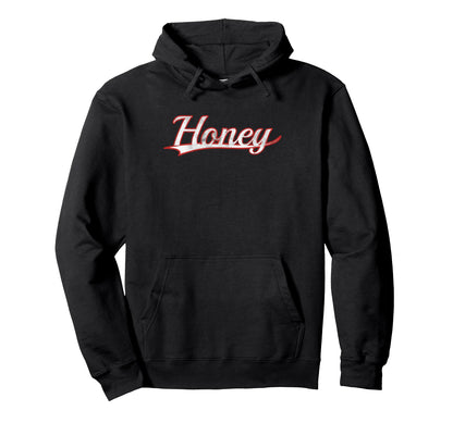 Honey Food Lover Bees Varsity Hoodie - Streetwear Style for Adults - T-Shirt, Sweatshirt, Hoodie