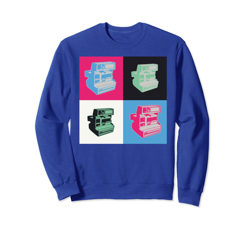 Pop Art 60S Instant Camera Artist Sweatshirt - Casual Everyday Wear Unisex - T-Shirt, Sweatshirt, Hoodie