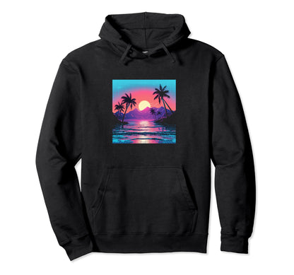 Vaperwave Aesthetic Glitch Anime Hoodie - Graphic Print Men Women - T-Shirt, Sweatshirt, Hoodie
