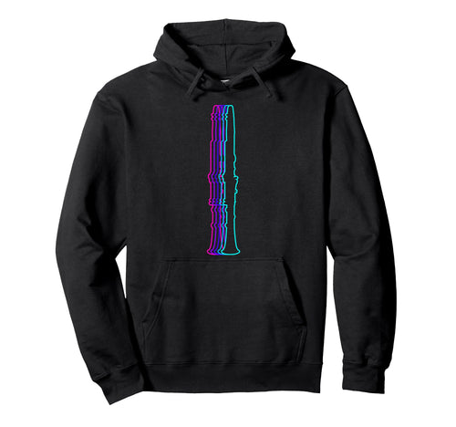 Clarinet Instrument Clarinetist Vaporwave Hoodie - Streetwear Style Unisex - T-Shirt, Sweatshirt, Hoodie