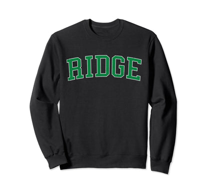 Ridge Ny Distressed Green Sweatshirt - Casual Everyday Wear Men Women - T-Shirt, Sweatshirt, Hoodie