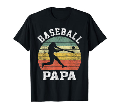 Baseball Papa Baseball Lover T-Shirt - Streetwear Style Men Women - T-Shirt, Sweatshirt, Hoodie