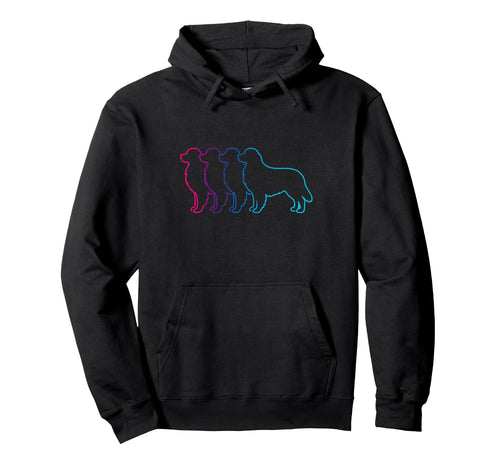 Golden Retriever Silhouette Hoodie - Fun Novelty Design Men Women - T-Shirt, Sweatshirt, Hoodie