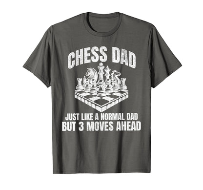 Chess Dad Fathers Day Funny Chess T-Shirt - Custom Art Print for Adults - T-Shirt, Sweatshirt, Hoodie