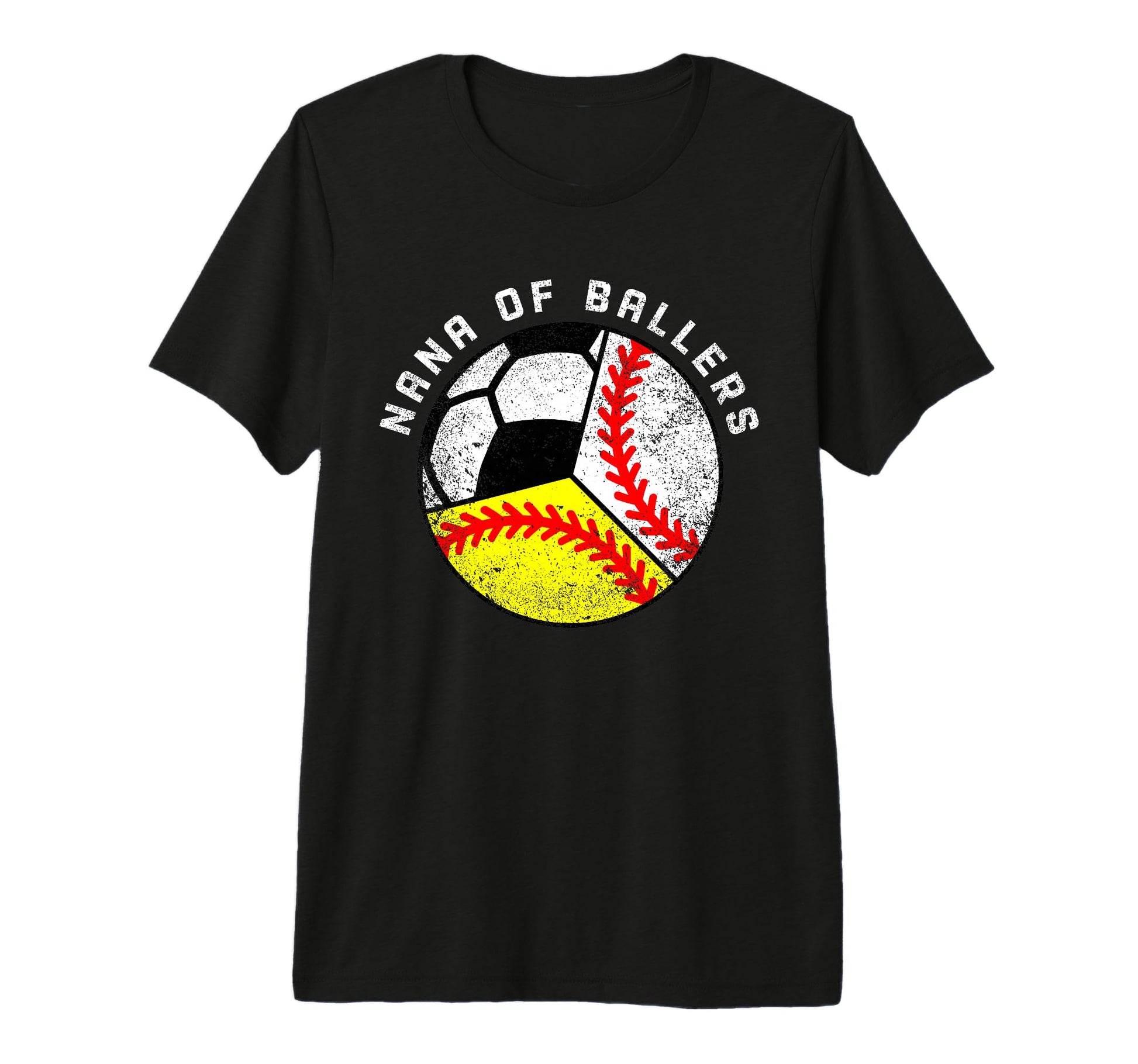 Nana Ballers Funny Baseball Softball T-Shirt - Graphic Print Men Women - T-Shirt, Sweatshirt, Hoodie