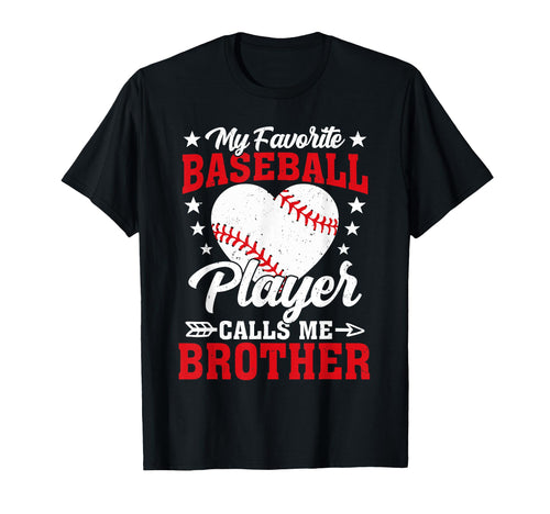 My Favorite Baseball Player Calls Me T-Shirt - Aesthetic Graphic Unisex - T-Shirt, Sweatshirt, Hoodie