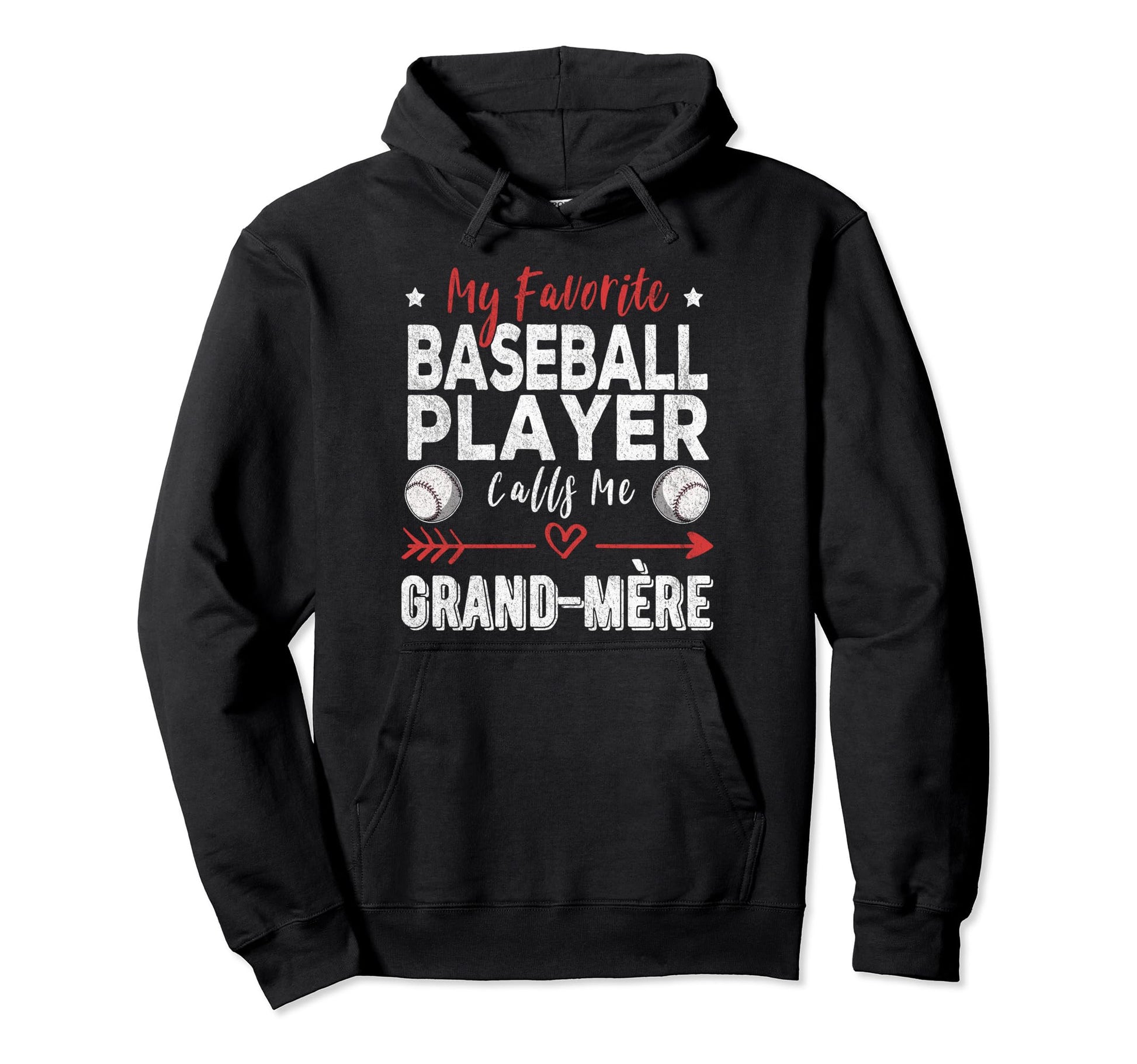 My Favorite Baseball Player Calls Me Grand Hoodie - Unique Graphic Unisex - T-Shirt, Sweatshirt, Hoodie