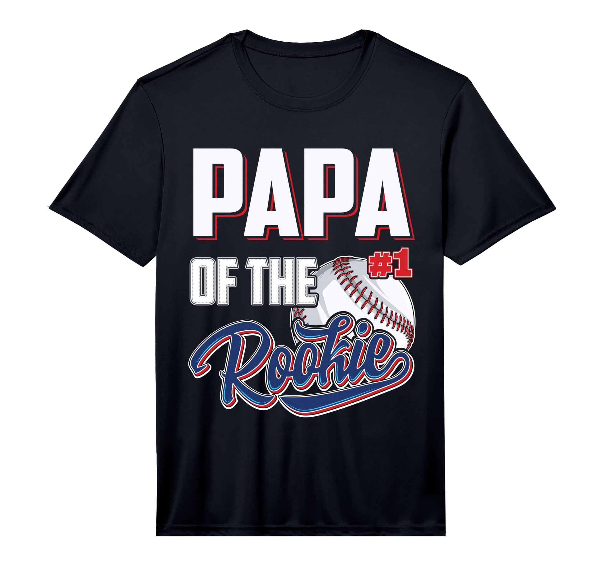 Papa Rookie 1 Years Old Team 1St T-Shirt - Fun Novelty Design Men Women - T-Shirt, Sweatshirt, Hoodie