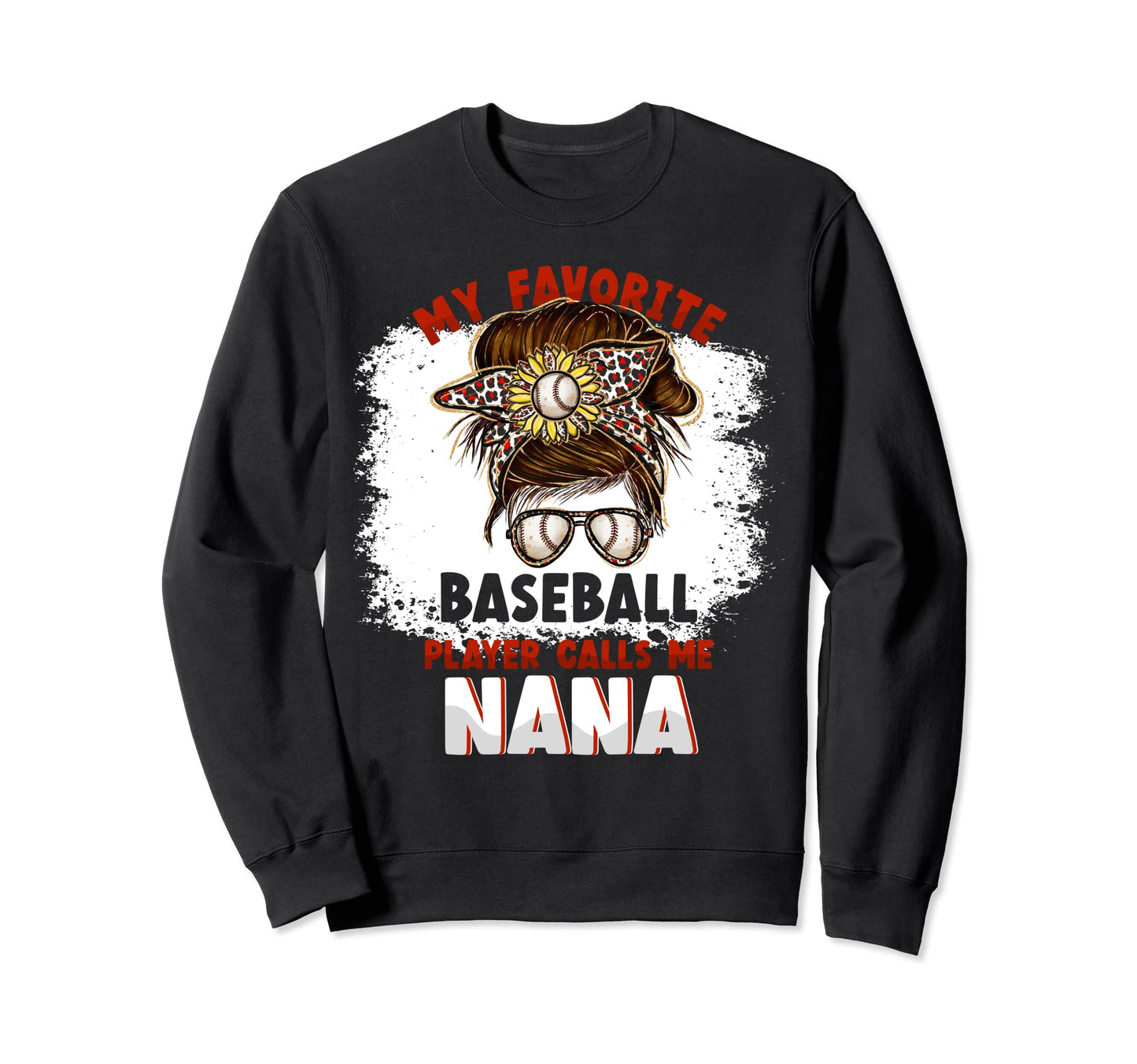 My Favorite Baseball Player Sweatshirt - Aesthetic Graphic for Adults - T-Shirt, Sweatshirt, Hoodie