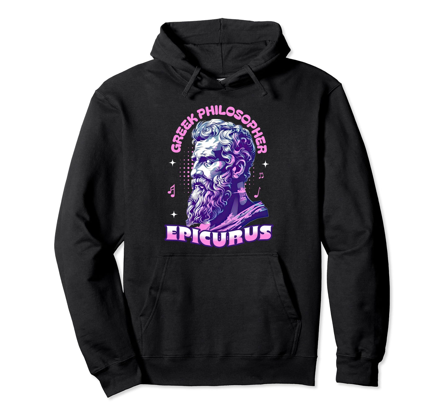 Epicurus Vaporwave Aesthetic Hoodie - Casual Everyday Wear for Adults - T-Shirt, Sweatshirt, Hoodie