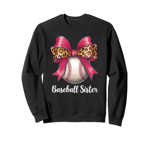 Baseball Sister Girseball Sister Sweatshirt - Trendy Graphic for Adults - T-Shirt, Sweatshirt, Hoodie