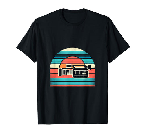Video Camera Sunset Sweatshirt - Trendy Graphic Unisex - T-Shirt, Sweatshirt, Hoodie