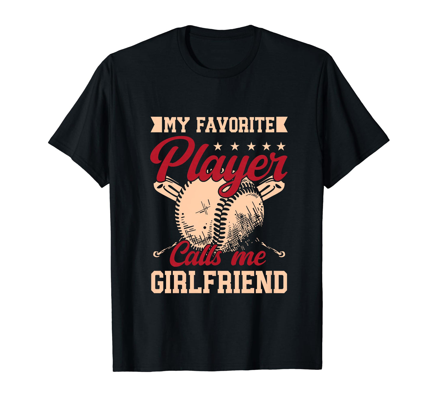 Baseball Girlfriend Catcher Pitcher T-Shirt - Aesthetic Graphic for Adults - T-Shirt, Sweatshirt, Hoodie