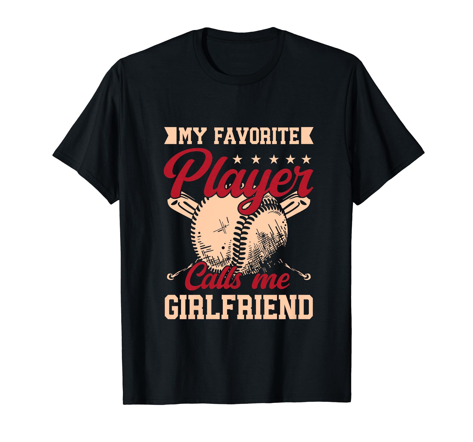 Baseball Girlfriend Catcher Pitcher T-Shirt - Aesthetic Graphic for Adults - T-Shirt, Sweatshirt, Hoodie