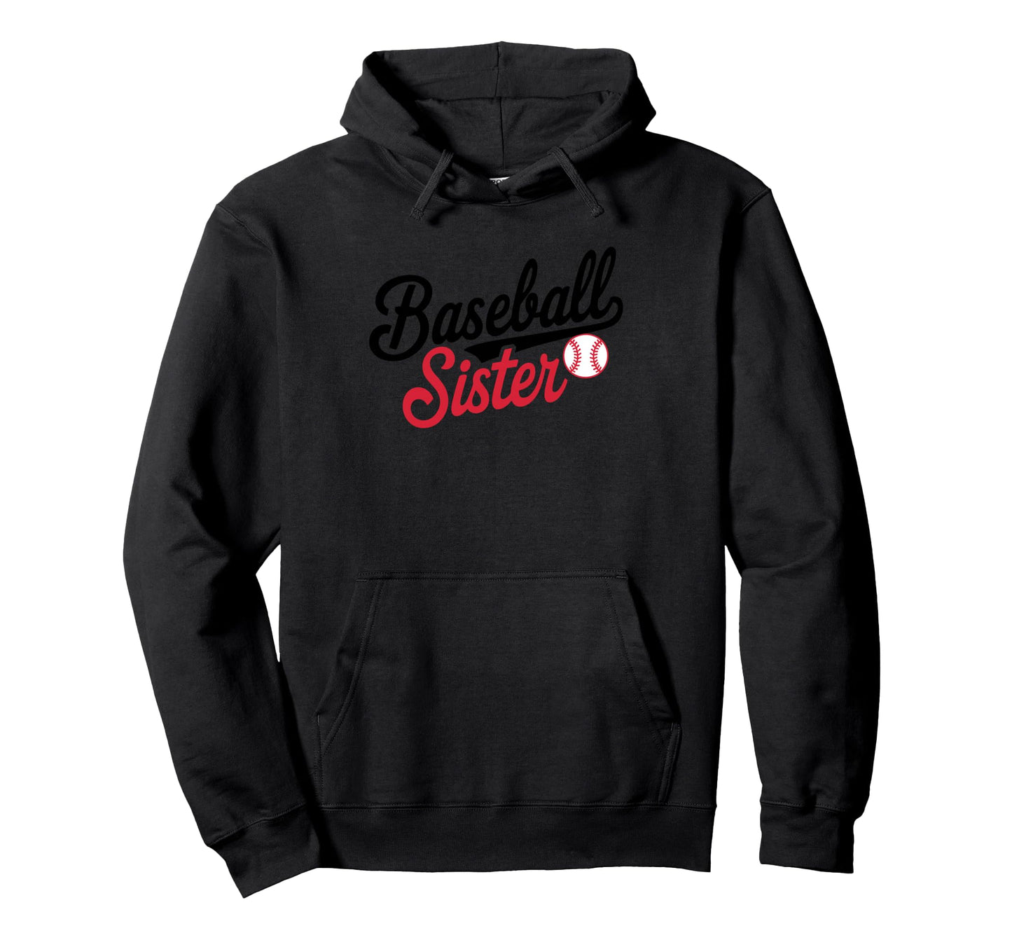 Sport Lover Sister Mothers Day Baseball Hoodie - Graphic Print Unisex - T-Shirt, Sweatshirt, Hoodie