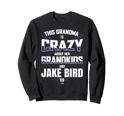 Grandma Crazy Jake Bird Sweatshirt - Casual Everyday Wear for Adults - T-Shirt, Sweatshirt, Hoodie