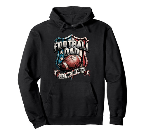 Patriotic Proud Us American Fathers Hoodie - Custom Art Print Men Women - T-Shirt, Sweatshirt, Hoodie
