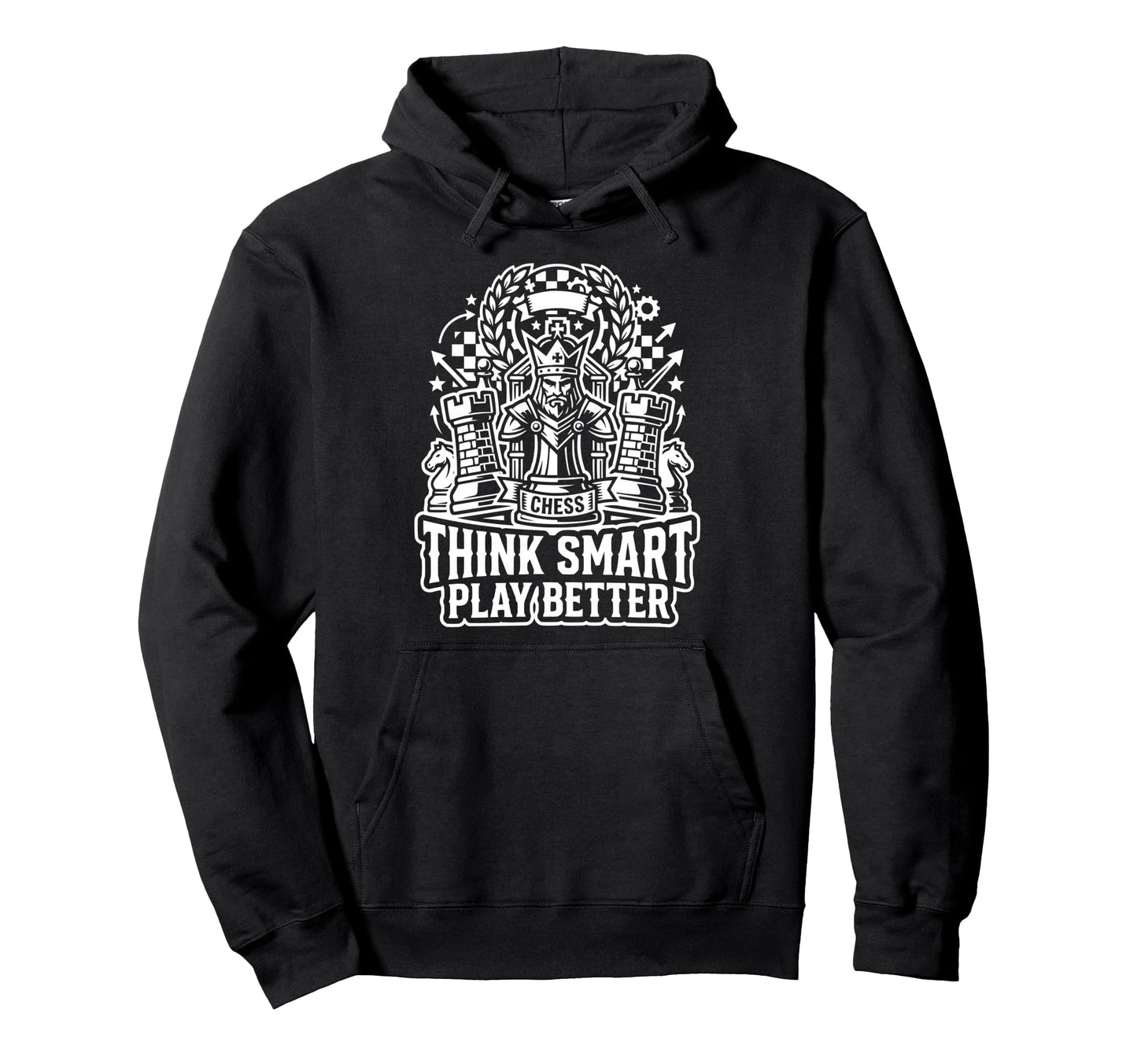 Chess Dad Board Game Daddy Hoodie - Casual Everyday Wear Men Women - T-Shirt, Sweatshirt, Hoodie