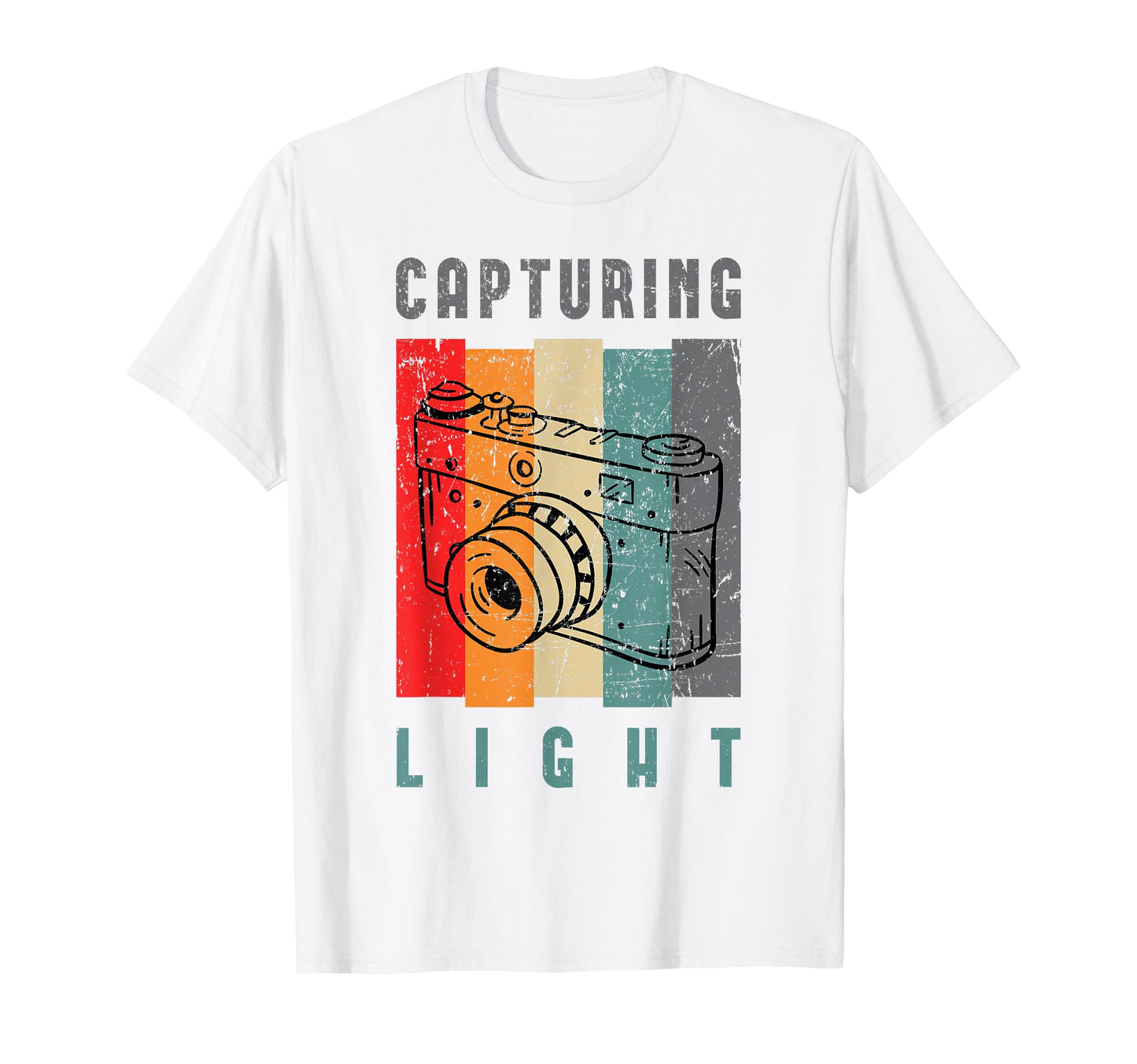 Camera Photography Capturing Light T-Shirt - Fun Novelty Design for Adults - T-Shirt, Sweatshirt, Hoodie