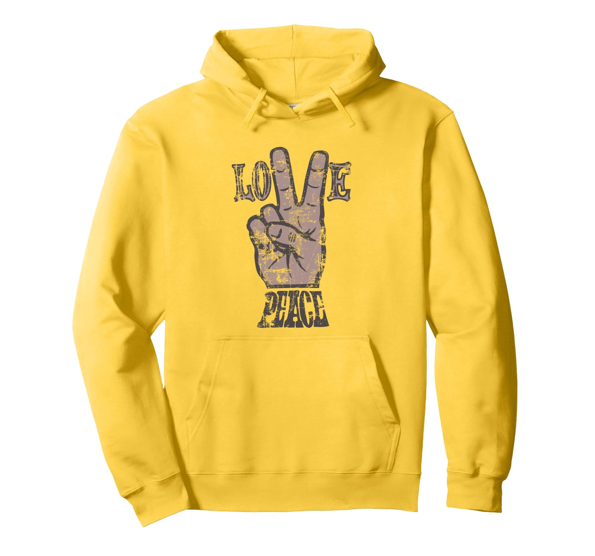 Love Peace Hoodie - Minimalist Print Unisex - T-Shirt, Sweatshirt, Hoodie