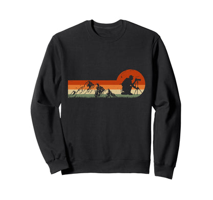 Photographer Camera Sweatshirt - Aesthetic Graphic Men Women - T-Shirt, Sweatshirt, Hoodie